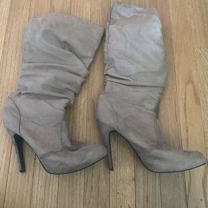 Shoedazzle Melrose tan 8.5 boots